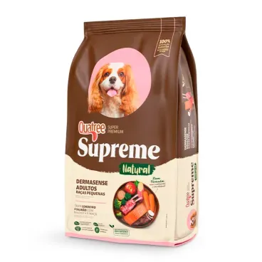 Racao Quatree Supreme Dermasense Caes Adultos Racas Pequenas embalagem_FRENTE-01